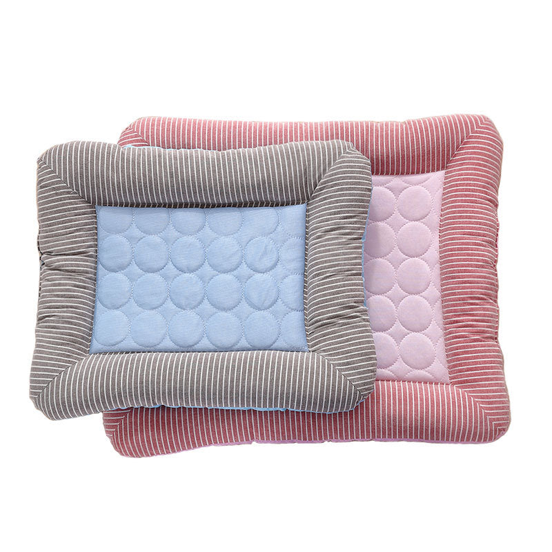 Pet Cooling Bed™ Pad Bed For Dogs Cats Puppy Kitten Cool Mat Pet Blanket Ice Silk Material Soft For Summer Sleeping Pink Blue Breathable