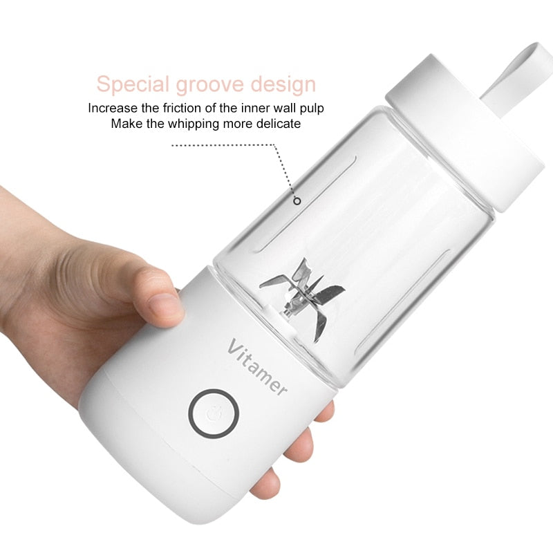 AutoJuice™ 350ml Portable Blending Juicer